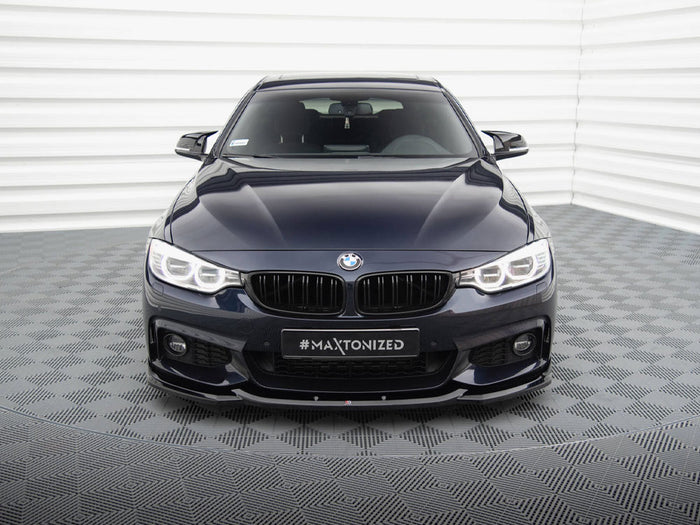 BMW 4 Coupe / Gran Coupe / Cabrio M-Pack F32 / F36 / F33 Front Splitter V.6 - Maxton Design