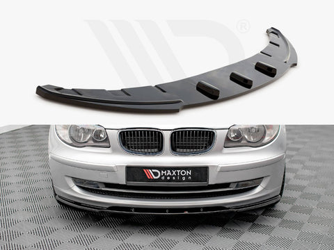 BMW 1 E81 Facelift Front Splitter V.2 - Maxton Design