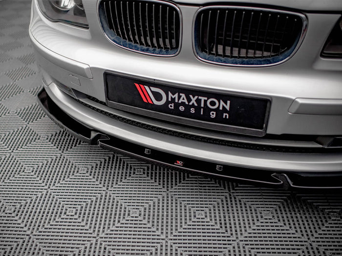 BMW 1 E81 Facelift Front Splitter V.3 - Maxton Design