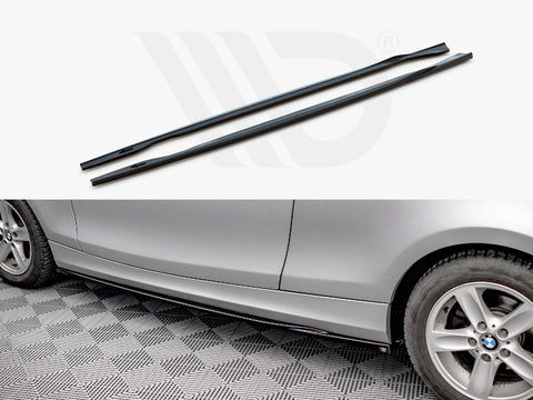 BMW 1 E81 Facelift Side Skirts Diffusers V.2 - Maxton Design