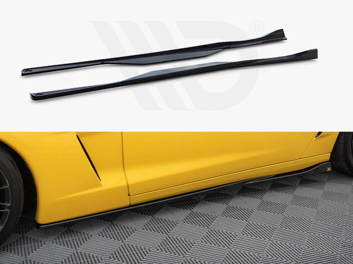 Chevrolet Corvette C6 Side Skirts Diffusers - Maxton Design