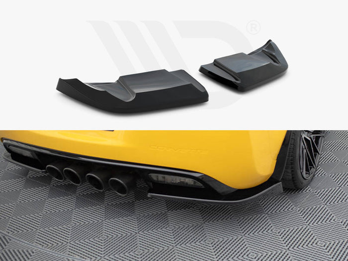 Chevrolet Corvette C6 Rear Side Splitters - Maxton Design