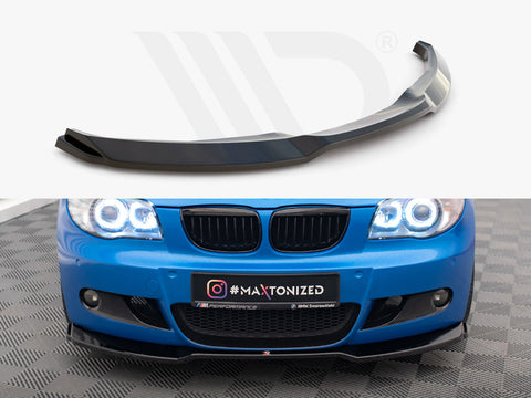 BMW 1 M-Pack E87 / E81 Facelift Front Splitter V.1 - Maxton Design