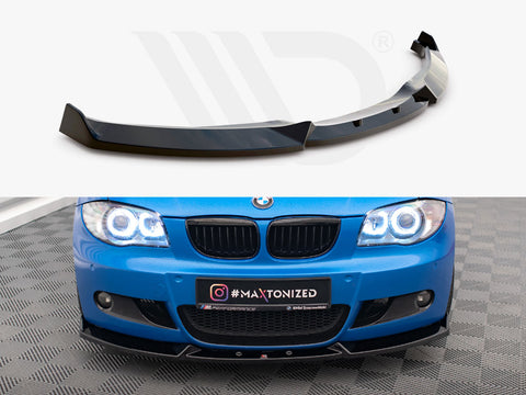 BMW 1 M-Pack E87 / E81 Facelift Front Splitter V.2 - Maxton Design