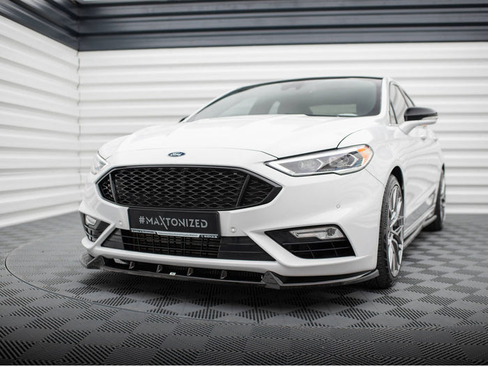 Ford Mondeo Sport Mk5 Facelift / Fusion Sport Mk2 Facelift Front Splitter - Maxton Design