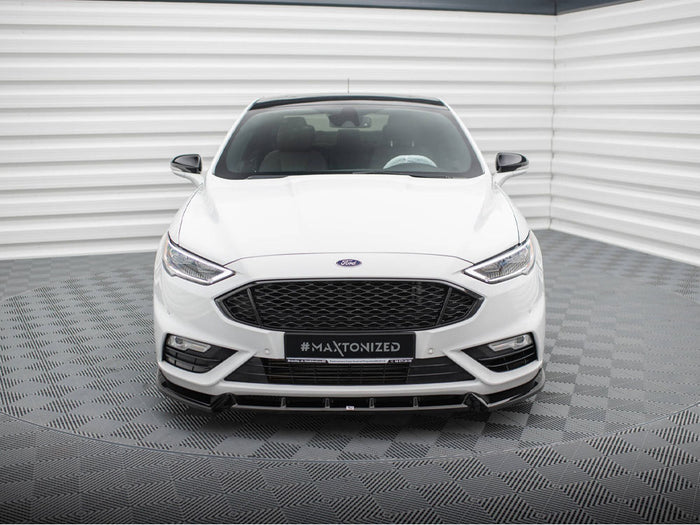 Ford Mondeo Sport Mk5 Facelift / Fusion Sport Mk2 Facelift Front Splitter - Maxton Design
