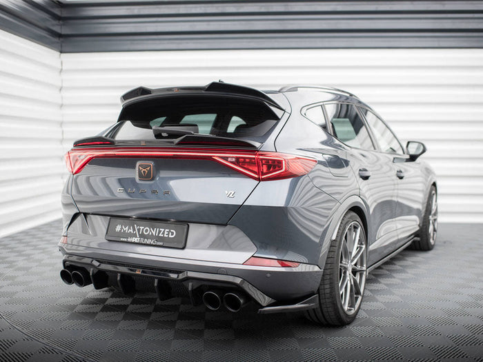 Maxton Design - Rear Valance V.3 + Exhaust Tips Cupra Formentor VZ Mk1 / Mk1 Facelift