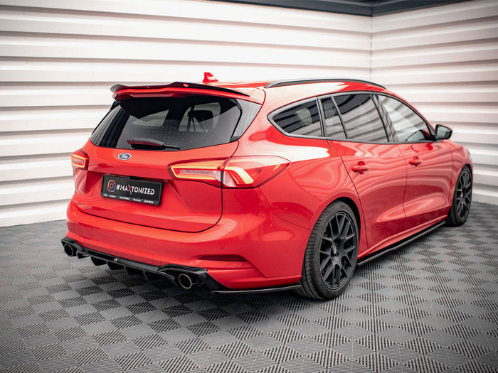 Ford Focus ST Estate Mk4 Rear Side Splitters V.7 - Maxton Design