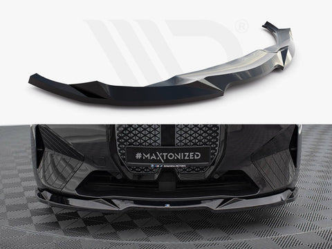 BMW iX M-Pack i20 Front Splitter V.2 - Maxton Design