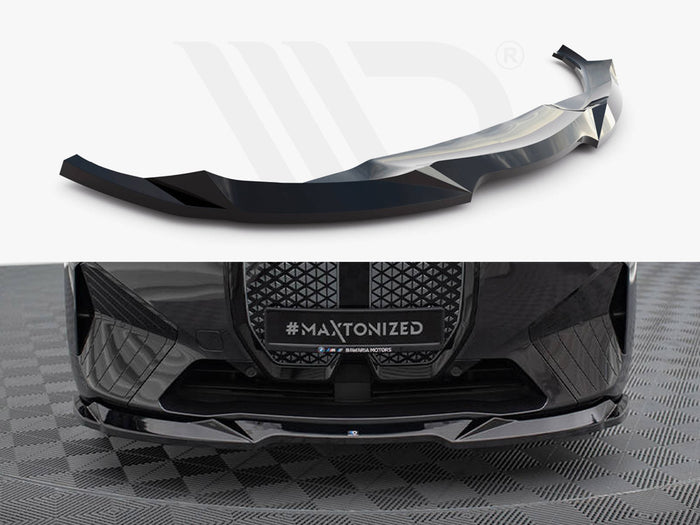 BMW iX M-Pack i20 Front Splitter V.2 - Maxton Design