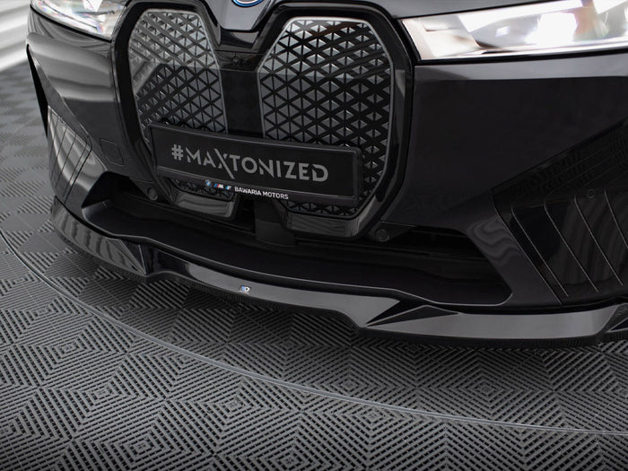 BMW iX M-Pack i20 Front Splitter V.2 - Maxton Design