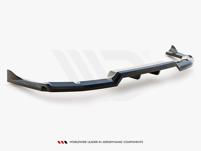 BMW iX M-Pack i20 Central Rear Splitter (Vertical Bars) - Maxton Design