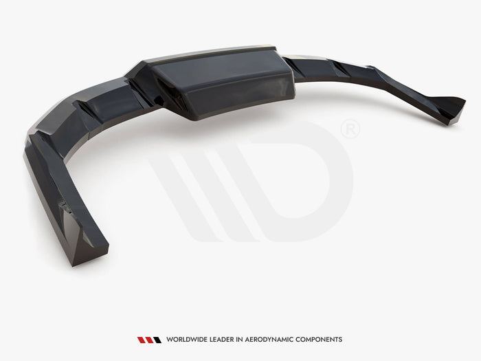 BMW iX M-Pack i20 Central Rear Splitter (Vertical Bars) - Maxton Design