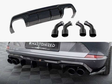 Maxton Design - Rear Valance V.3 + Exhaust Tips Cupra Formentor VZ Mk1 / Mk1 Facelift