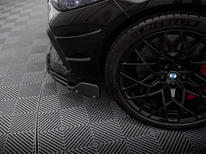 Maxton Design - Front Splitter V.1 + Flaps BMW M8 Gran Coupe F93 / Coupe F92