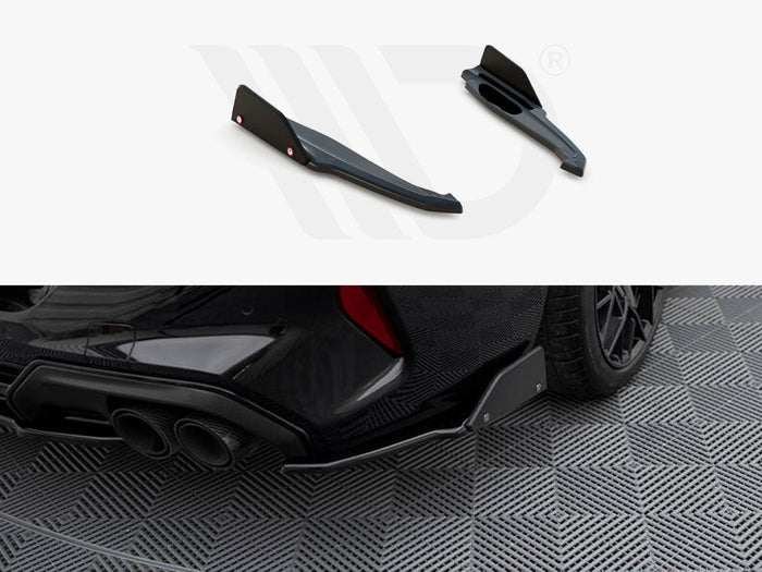 Maxton Design - REAR SIDE SPLITTERS V.1 + FLAPS BMW M8 GRAN COUPE F93