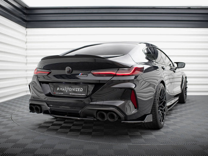 Maxton Design - REAR SIDE SPLITTERS V.1 + FLAPS BMW M8 GRAN COUPE F93