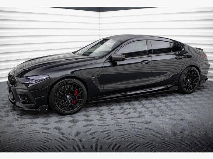 Maxton Design - Side Skirts Diffusers V.1 + Flaps BMW M8 Gran Coupe F93 / 8 Gran Coupe M-Pack G16