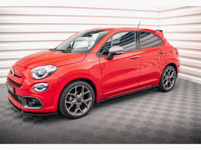 Fiat 500X Sport Mk1 Facelift Side Skirts Diffusers - Maxton Design