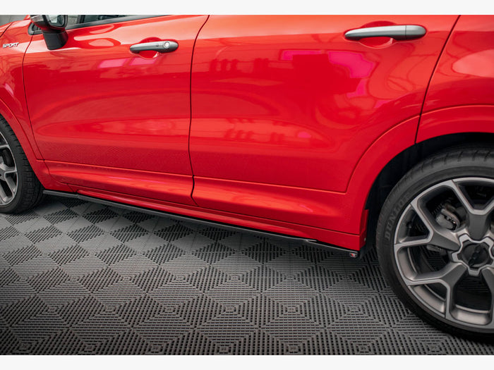 Fiat 500X Sport Mk1 Facelift Side Skirts Diffusers - Maxton Design