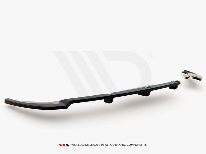Fiat 500X Sport Mk1 Facelift Central Rear Splitter (Vertical Bars) - Maxton Design