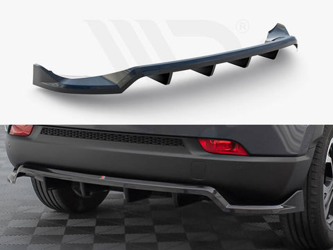 Jeep Compass Limited Mk2 Facelift Central Rear Splitter (Vertical Bars) - Maxton Design