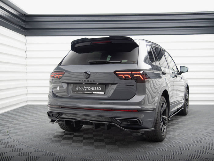 Volkswagen Tiguan R-Line Mk2 Facelift Rear Splitter (Vertical Bars) - Maxton Design