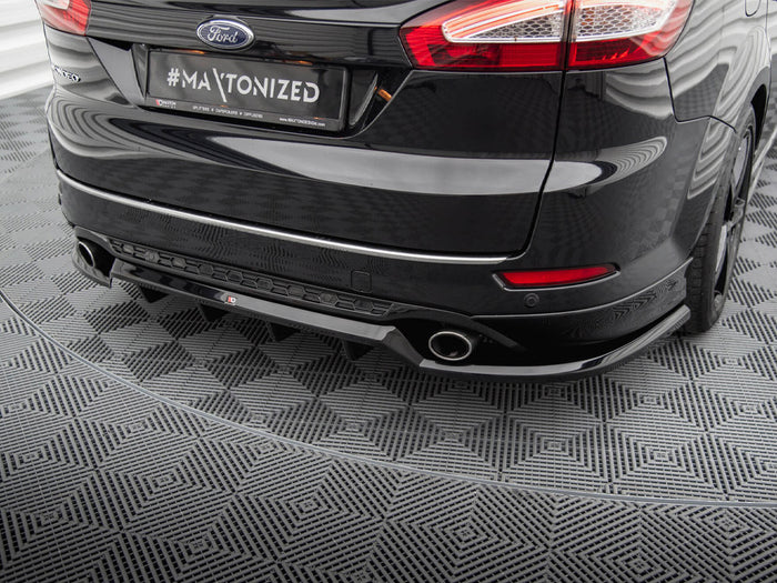 Ford Mondeo Estate ST-Line Mk4 Facelift Rear Splitter (Vertical Bars) - Maxton Design