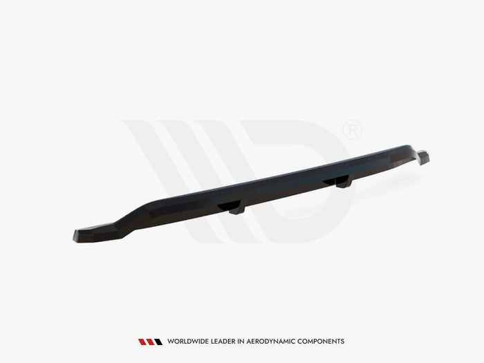 BMW 5 G30 / G31 Facelift Central Rear Splitter (Vertical Bars) - Maxton Design