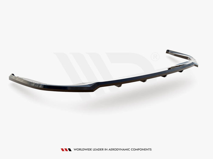 Honda Civic Mk10 Central Rear Splitter (Vertical Bars) - Maxton Design