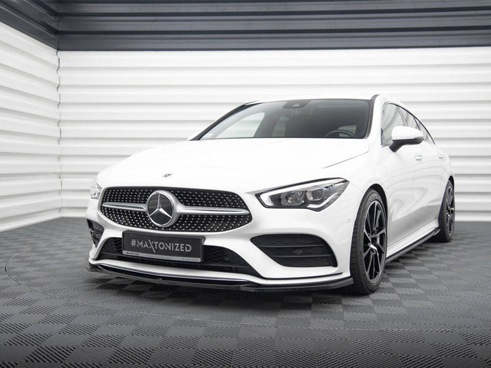 Maxton Design - FRONT SPLITTER V.1 MERCEDES-BENZ CLA AMG-LINE C118 (2019-)
