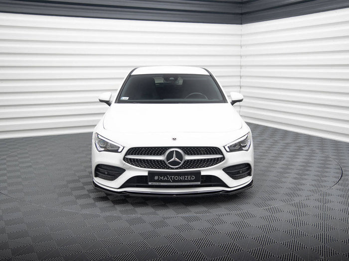 Maxton Design - FRONT SPLITTER V.1 MERCEDES-BENZ CLA AMG-LINE C118 (2019-)