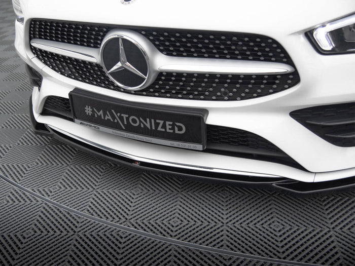 Maxton Design - FRONT SPLITTER V.1 MERCEDES-BENZ CLA AMG-LINE C118 (2019-)