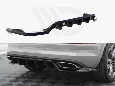 Rear Splitter (Vertical Bars) Skoda Kodiaq RS Mk1 Facelift - Maxton Design