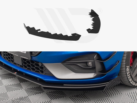 Maxton Design - FRONT SPLITTER FLAPS FORD FOCUS ST MK4 (2019-)