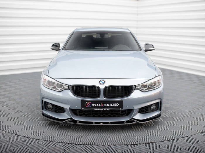 BMW 4 Coupe / Gran Coupe / Cabrio M-Pack F32 / F36 / F33 Front Splitter V.3 - Maxton Design