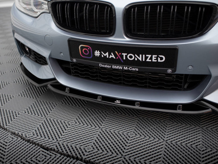 BMW 4 Coupe / Gran Coupe / Cabrio M-Pack F32 / F36 / F33 Front Splitter V.3 - Maxton Design