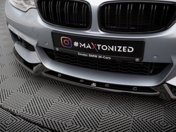 BMW 4 Coupe / Gran Coupe / Cabrio M-Pack F32 / F36 / F33 Front Splitter V.4 - Maxton Design