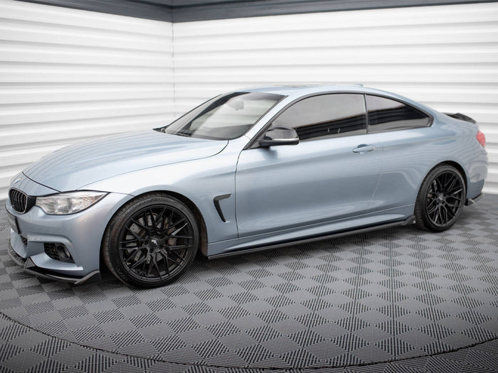 BMW 4 Coupe / Gran Coupe / Cabrio M-Pack F32 / F36 / F33 Side Skirts Diffusers V.2 - Maxton Design