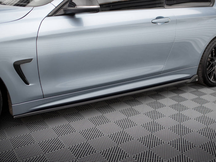 BMW 4 Coupe / Gran Coupe / Cabrio M-Pack F32 / F36 / F33 Side Skirts Diffusers V.2 - Maxton Design
