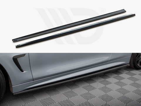 BMW 4 Coupe / Gran Coupe / Cabrio M-Sport F32 / F36 / F33 Side Skirts Diffusers V.3 - Maxton Design