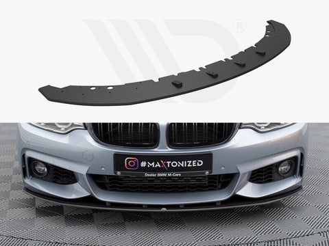 Maxton Design - STREET PRO FRONT SPLITTER BMW 4 COUPE / GRAN COUPE / CABRIO M-PACK F32 / F36 / F33
