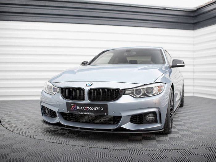 Maxton Design - STREET PRO FRONT SPLITTER BMW 4 COUPE / GRAN COUPE / CABRIO M-PACK F32 / F36 / F33
