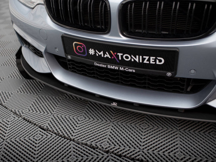 Maxton Design - STREET PRO FRONT SPLITTER + FLAPS BMW 4 COUPE / GRAN COUPE / CABRIO M-PACK F32 / F36 / F33