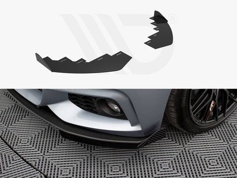 BMW 4 Coupe / Gran Coupe / Cabrio M-Pack F32 / F36 / F33 Front Flaps - Maxton Design