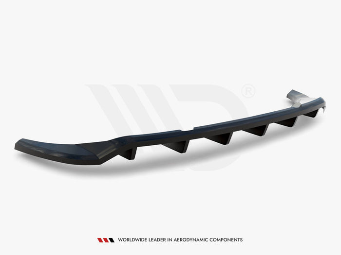 Audi Q3 Sportback F3 Central Rear Splitter (Vertical Bars) - Maxton Design
