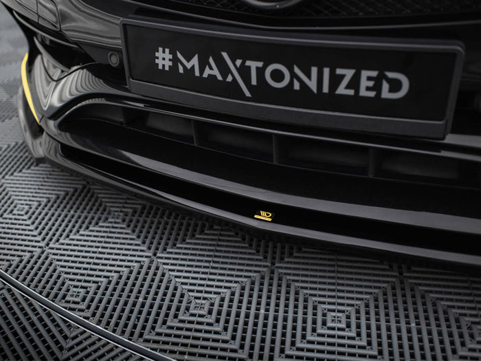Mercedes-AMG CLA 45 Aero C117 Facelift Front Splitter V.4 - Maxton Design