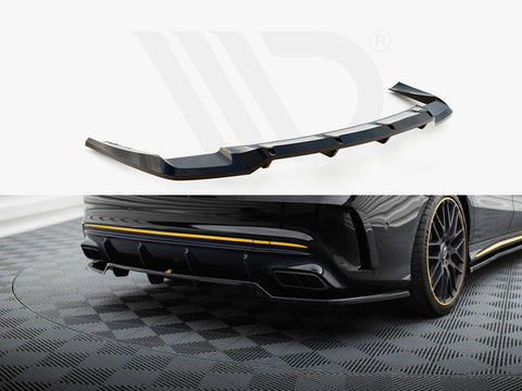 Mercedes-AMG CLA 45 C117 Facelift Rear Splitter (Vertical Bars) - Maxton Design