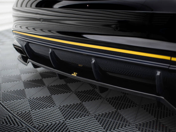Mercedes-AMG CLA 45 C117 Facelift Rear Splitter (Vertical Bars) - Maxton Design