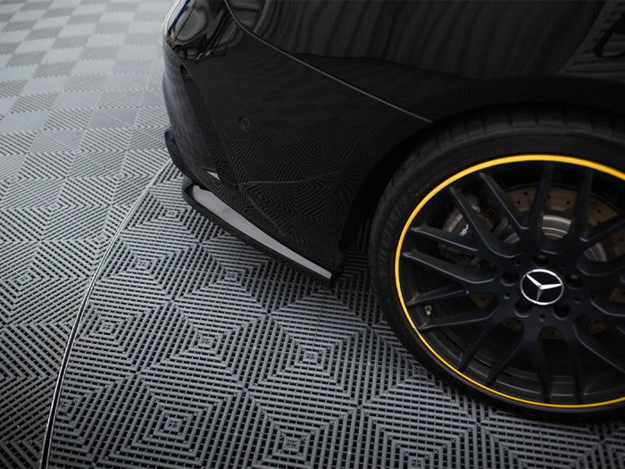 Mercedes-AMG CLA 45 C117 Facelift Rear Splitter (Vertical Bars) - Maxton Design